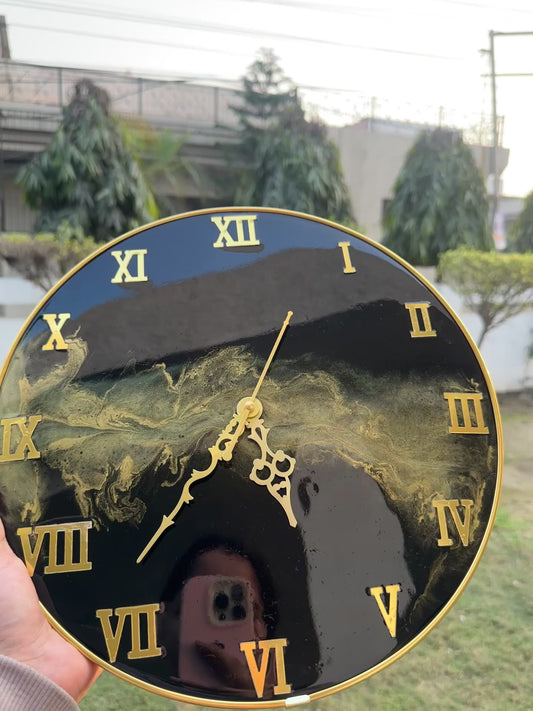 Luxury Resin Wall Clock